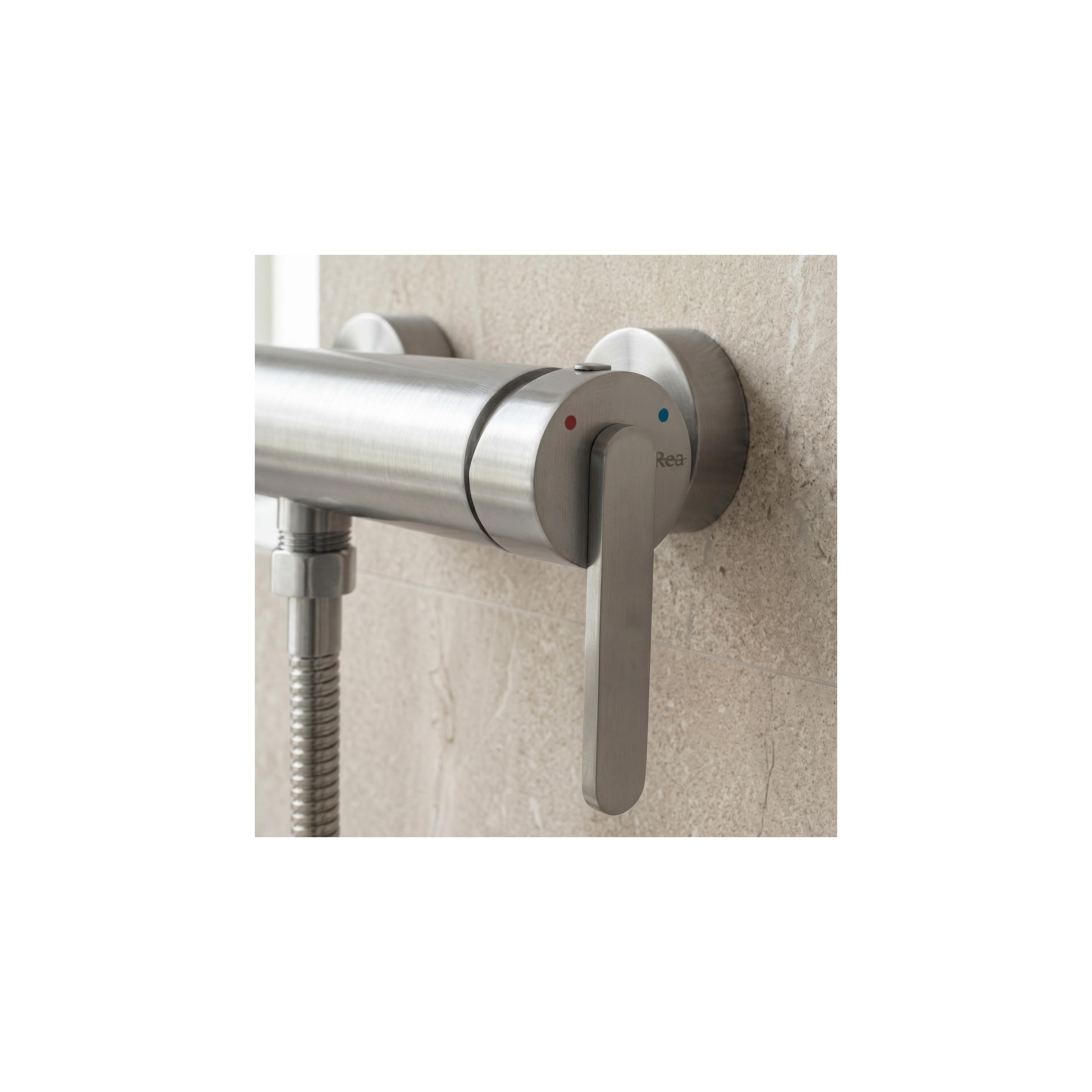 Bathtub faucet REA Ontario Side Brush Nickel