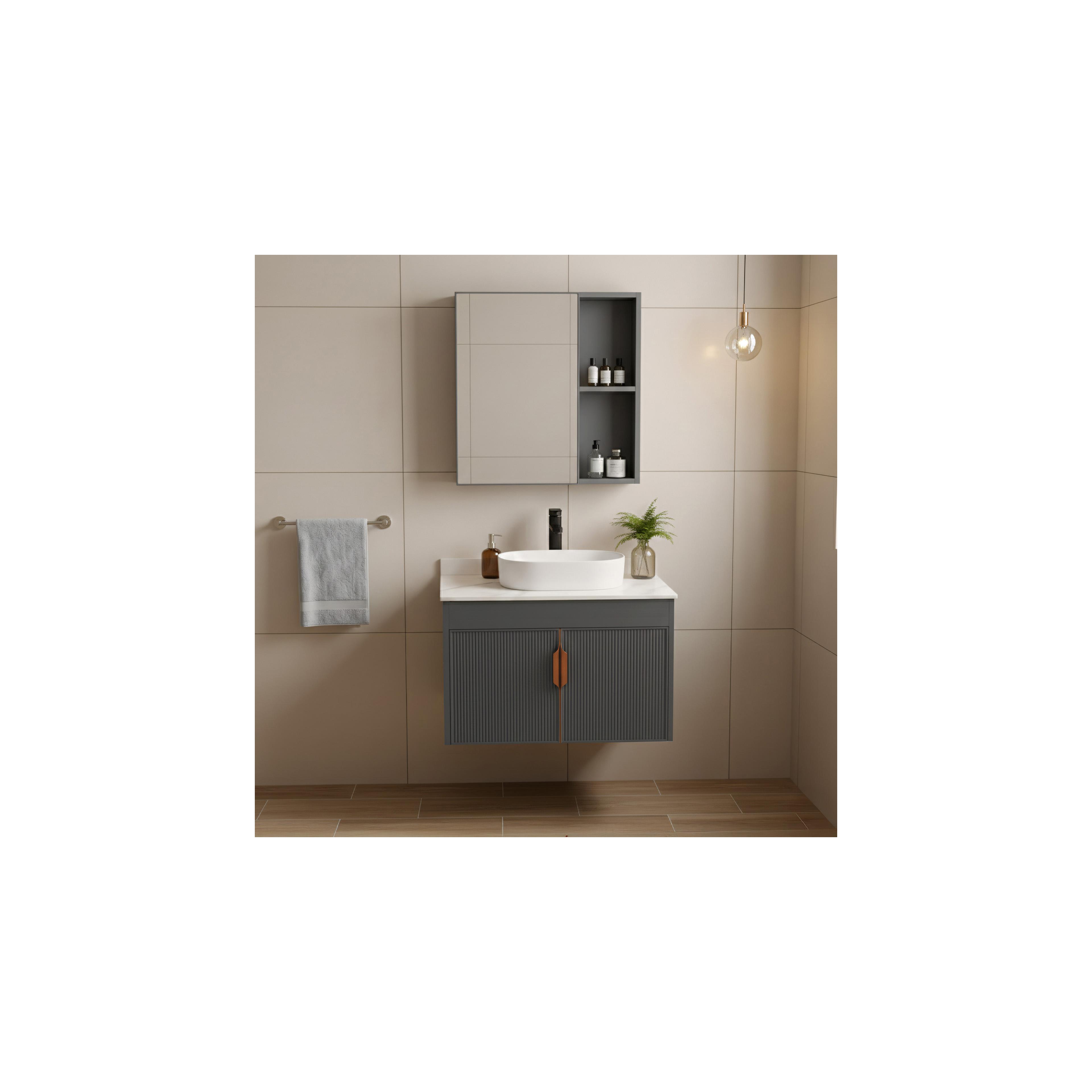 Zestaw mebli łazienkowych z blatem Modo 60cm Grey