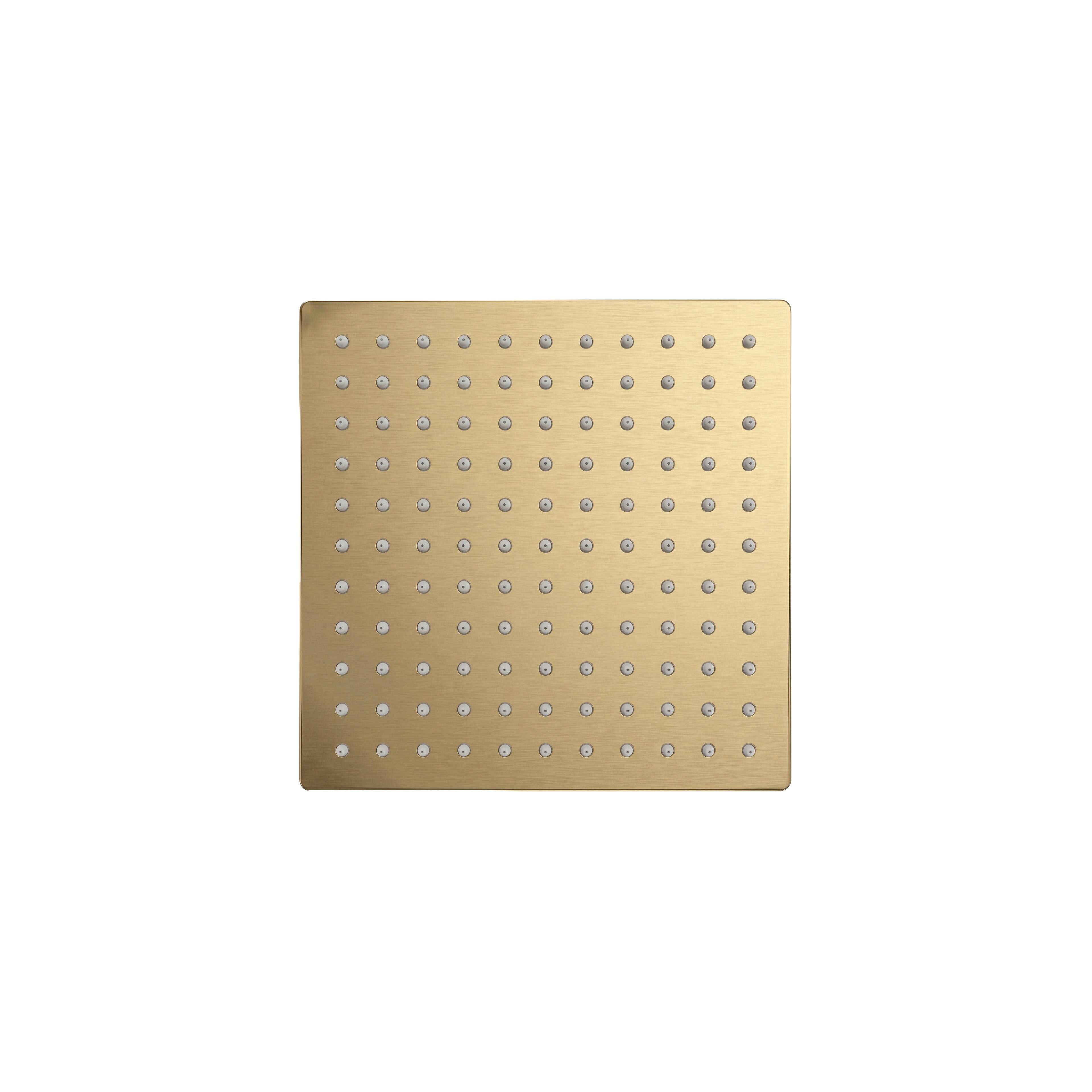 Kvadratna tuš ruža JS-P015BG 25cm Brush Gold