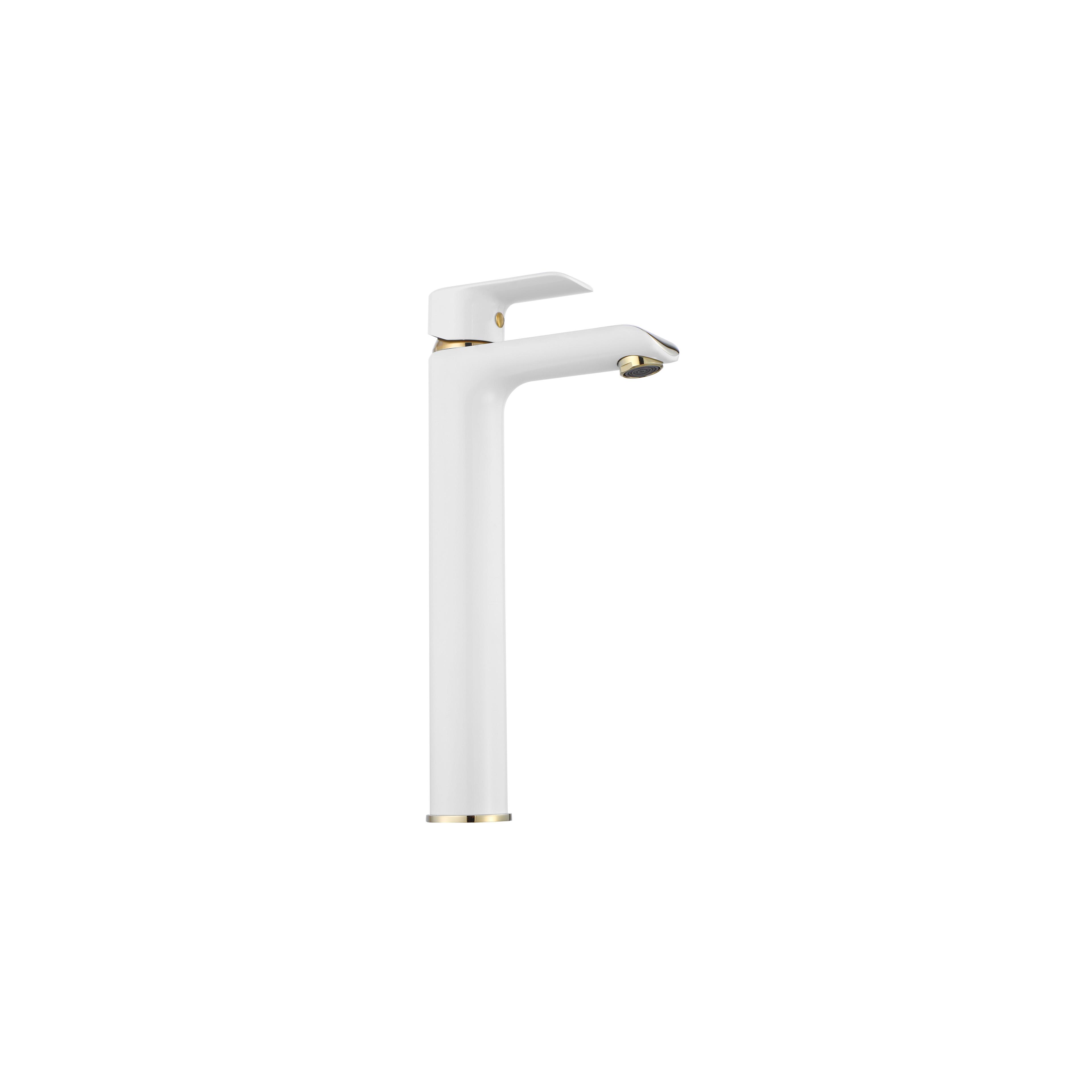 Grifo de LAVABO Rea Bloom white gold High