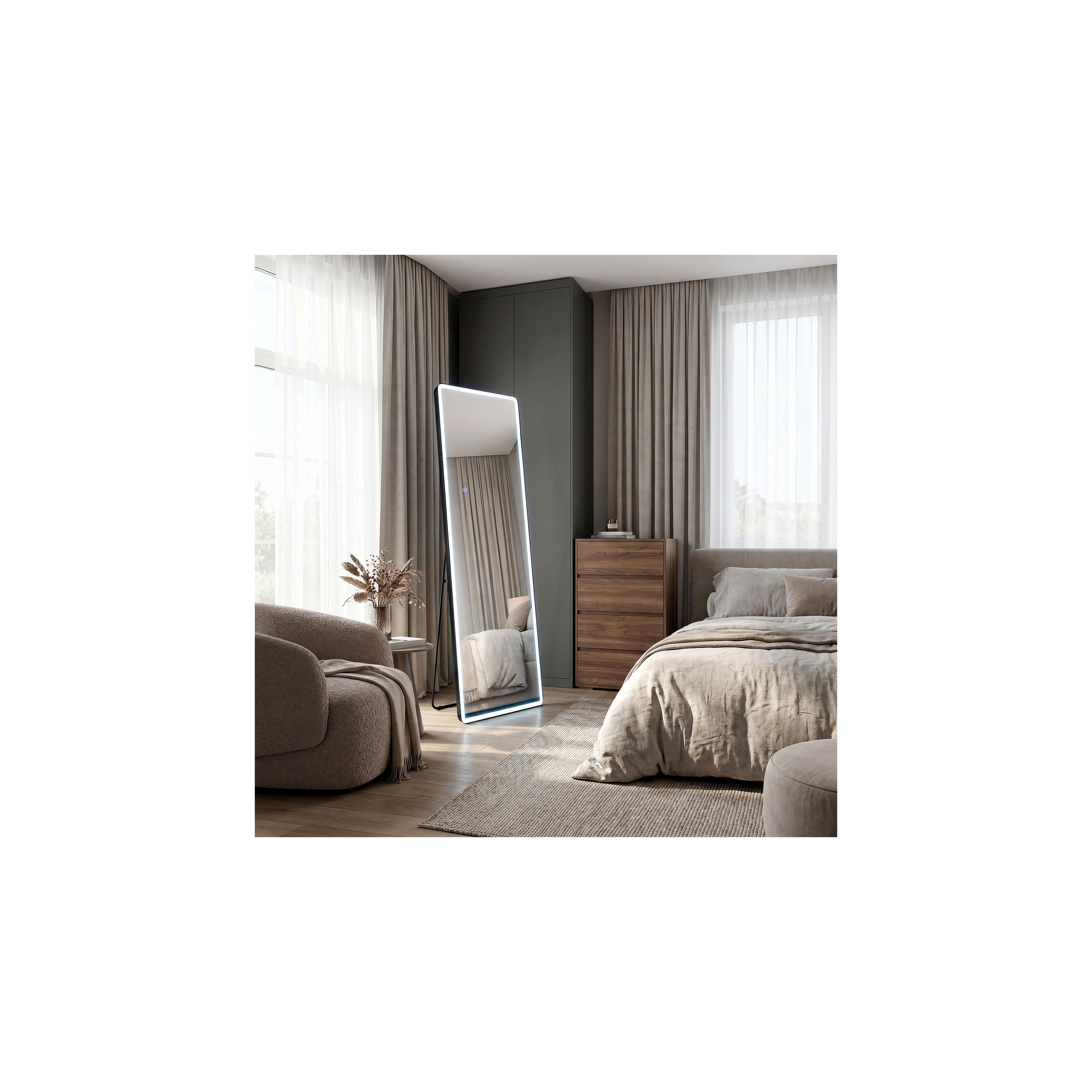 Mirror LED Classico 60x170cm Black