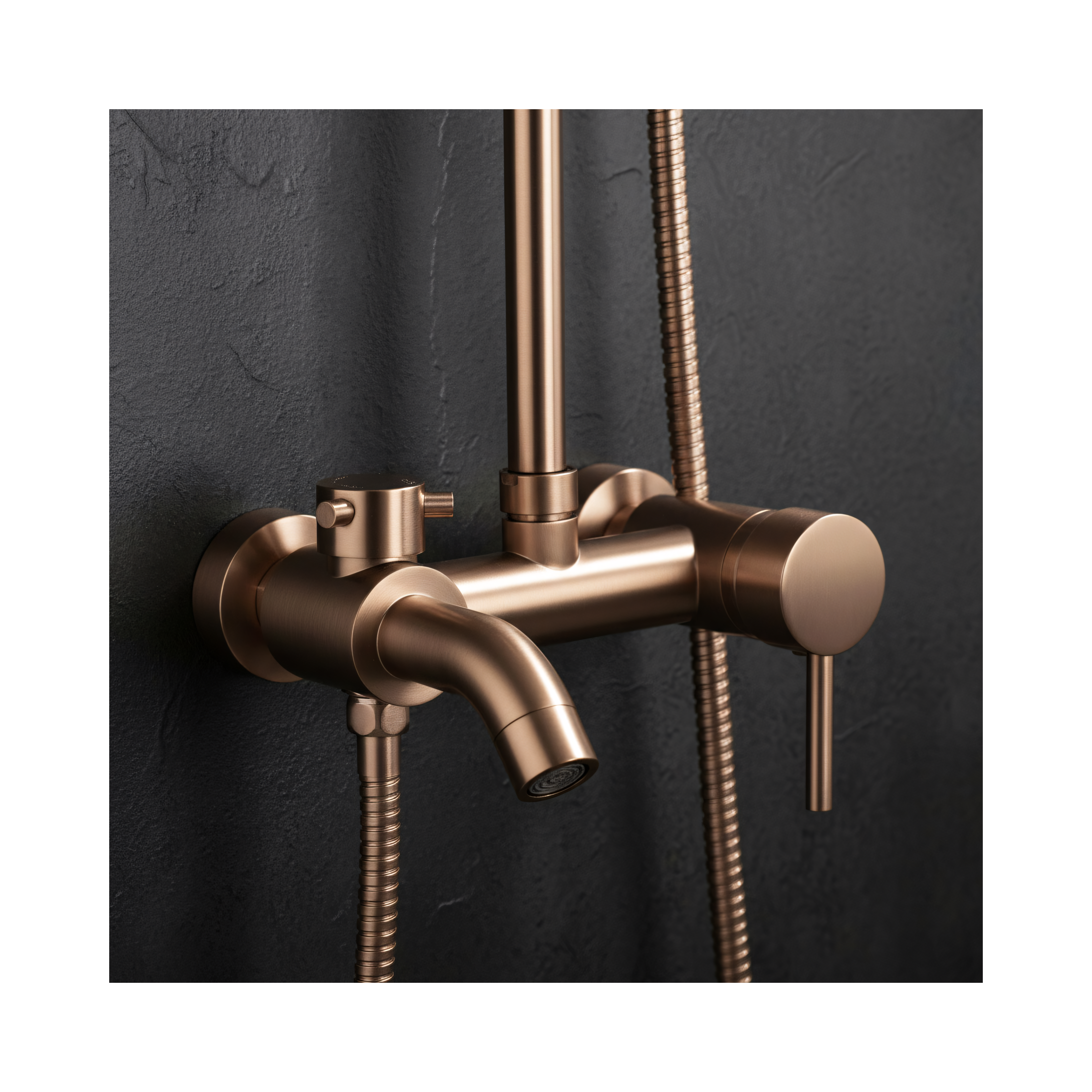 Kit de douche Rea Luis Brush Copper