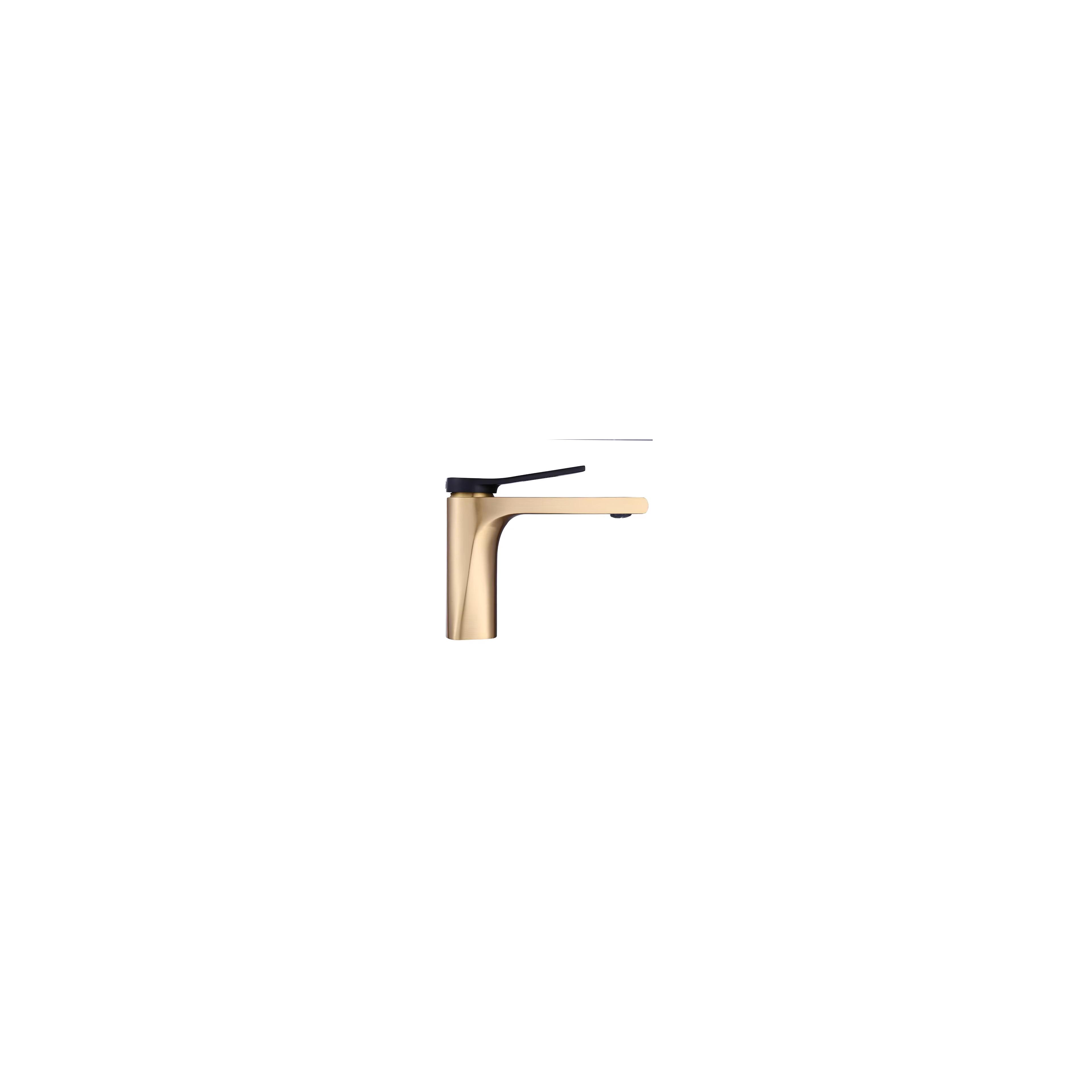 Baterie pentru baie REA SOUL Gold mat black  low