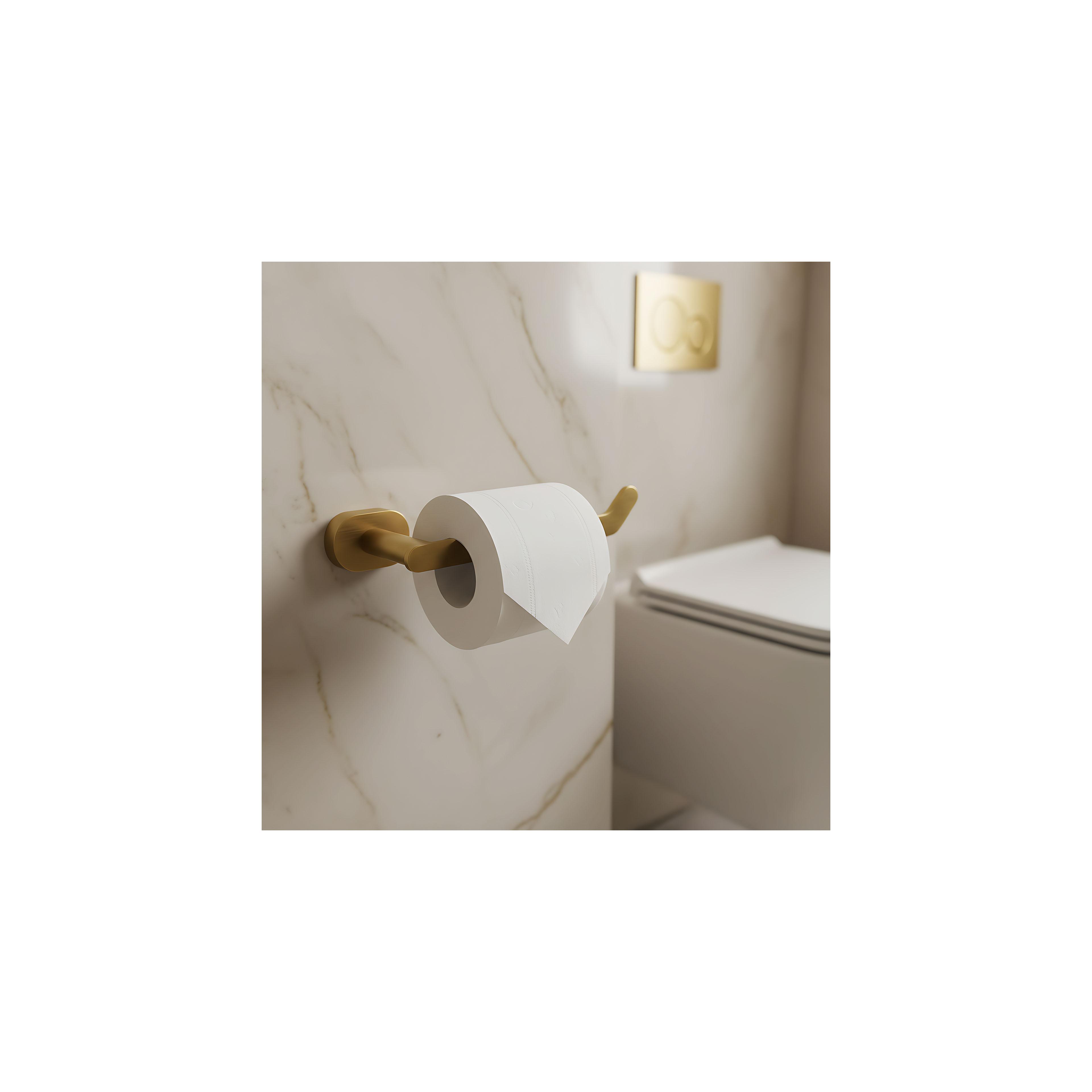 Porte papier-toilette 109 Til Brush Gold