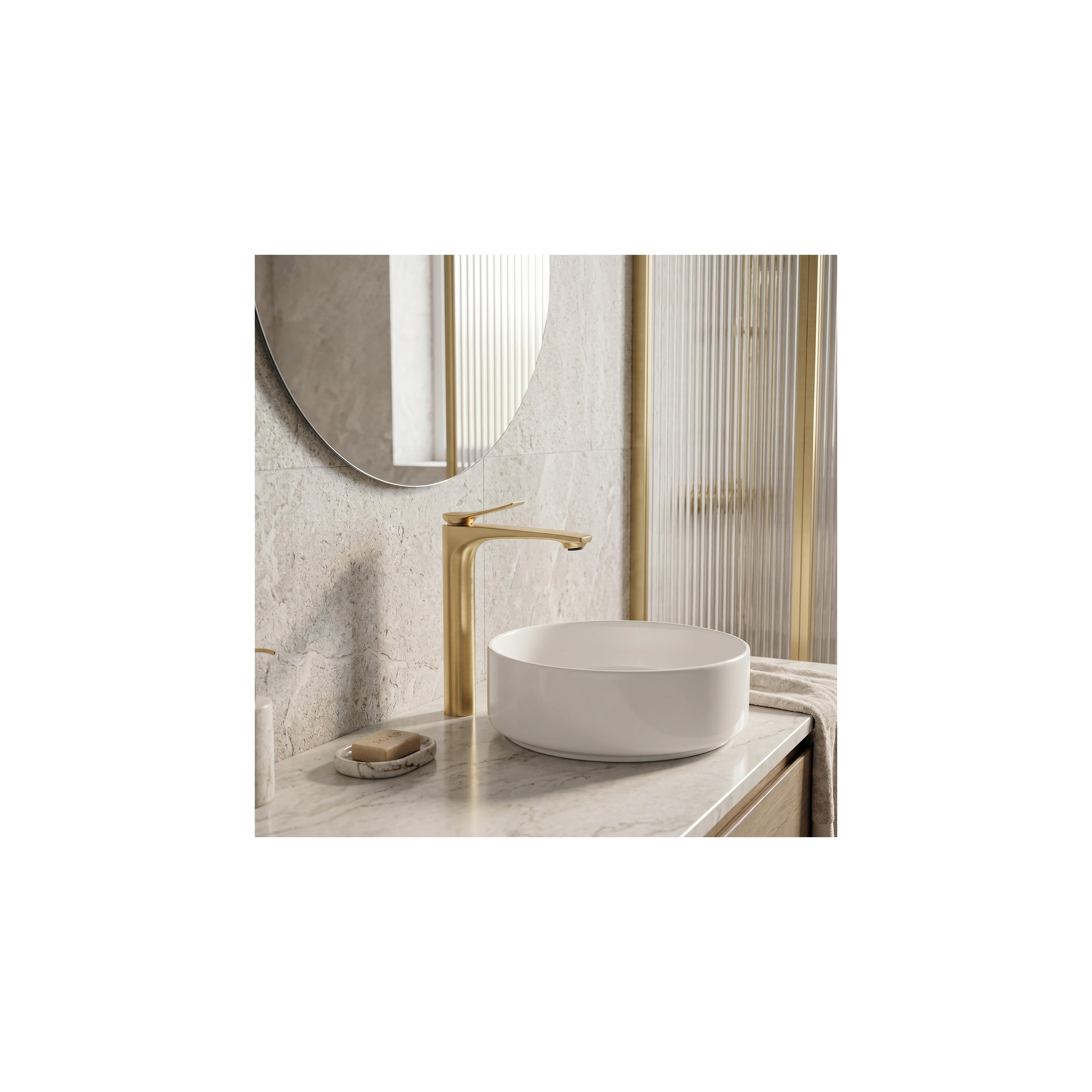 Mešalnik za umivalnik PREMIUM REA Vision Brush Gold High