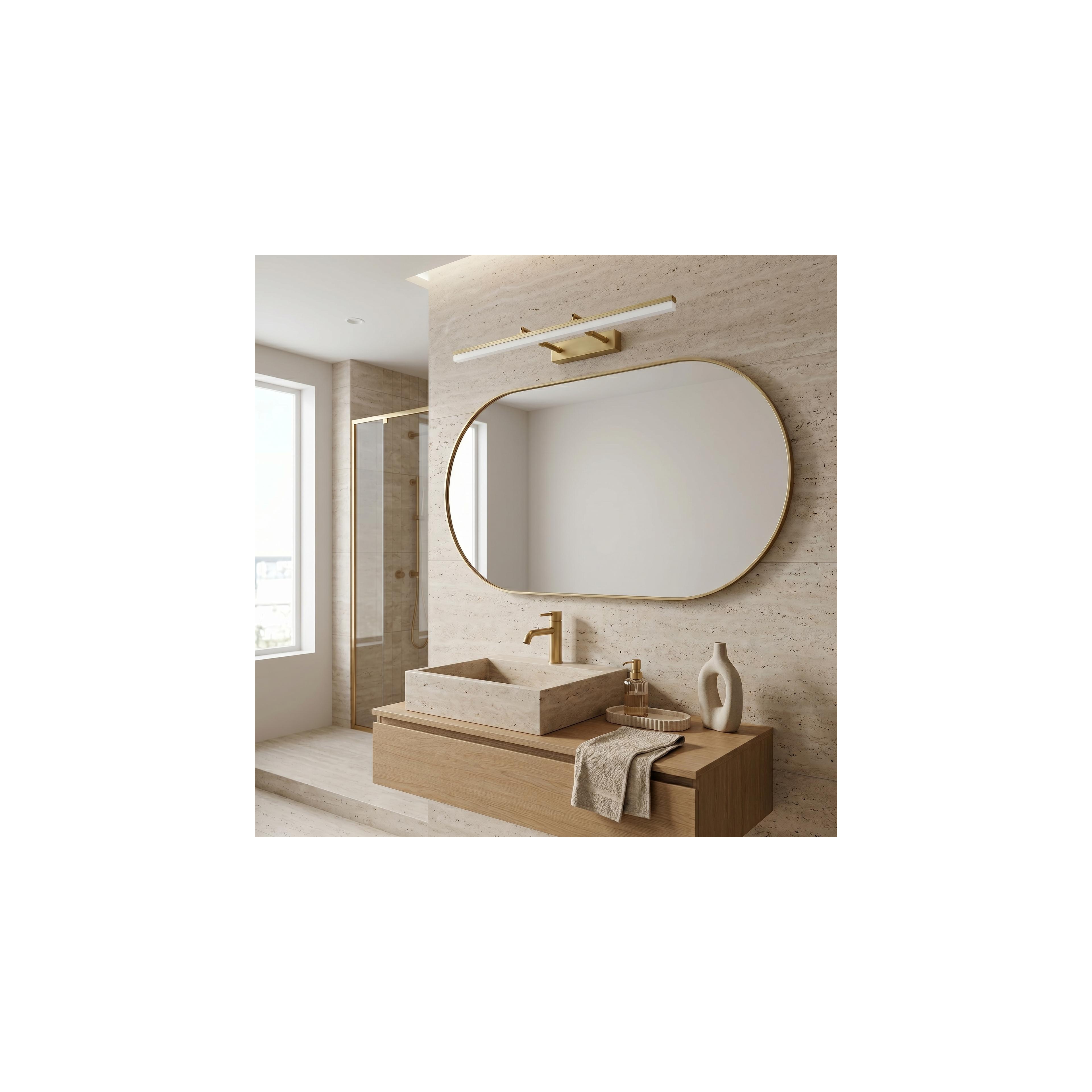 Vannitoa seina LED-valgusti APP1876-1W 60cm BRUSH GOLD