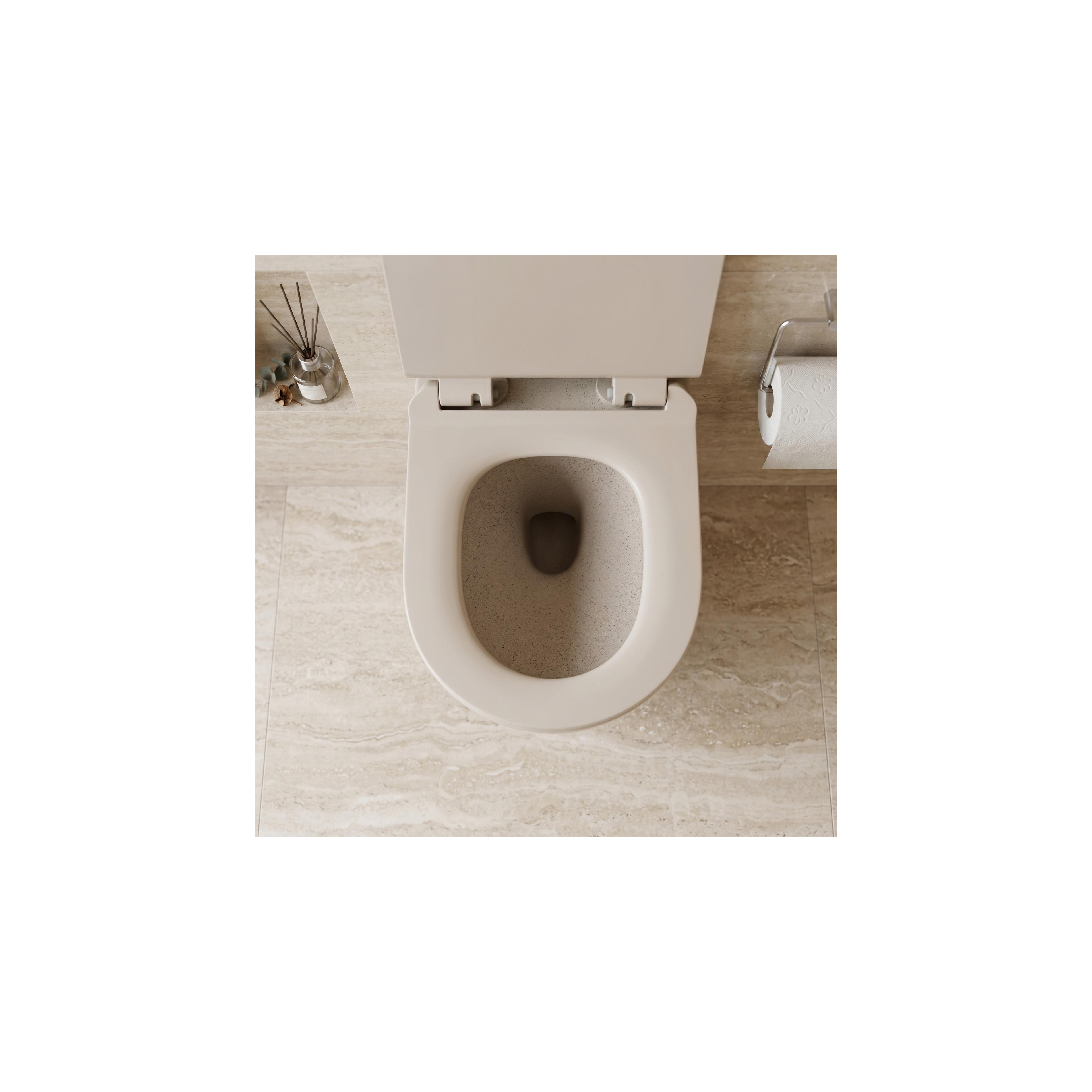 toilet bowl REA Carlo Mini Rimless Ecru