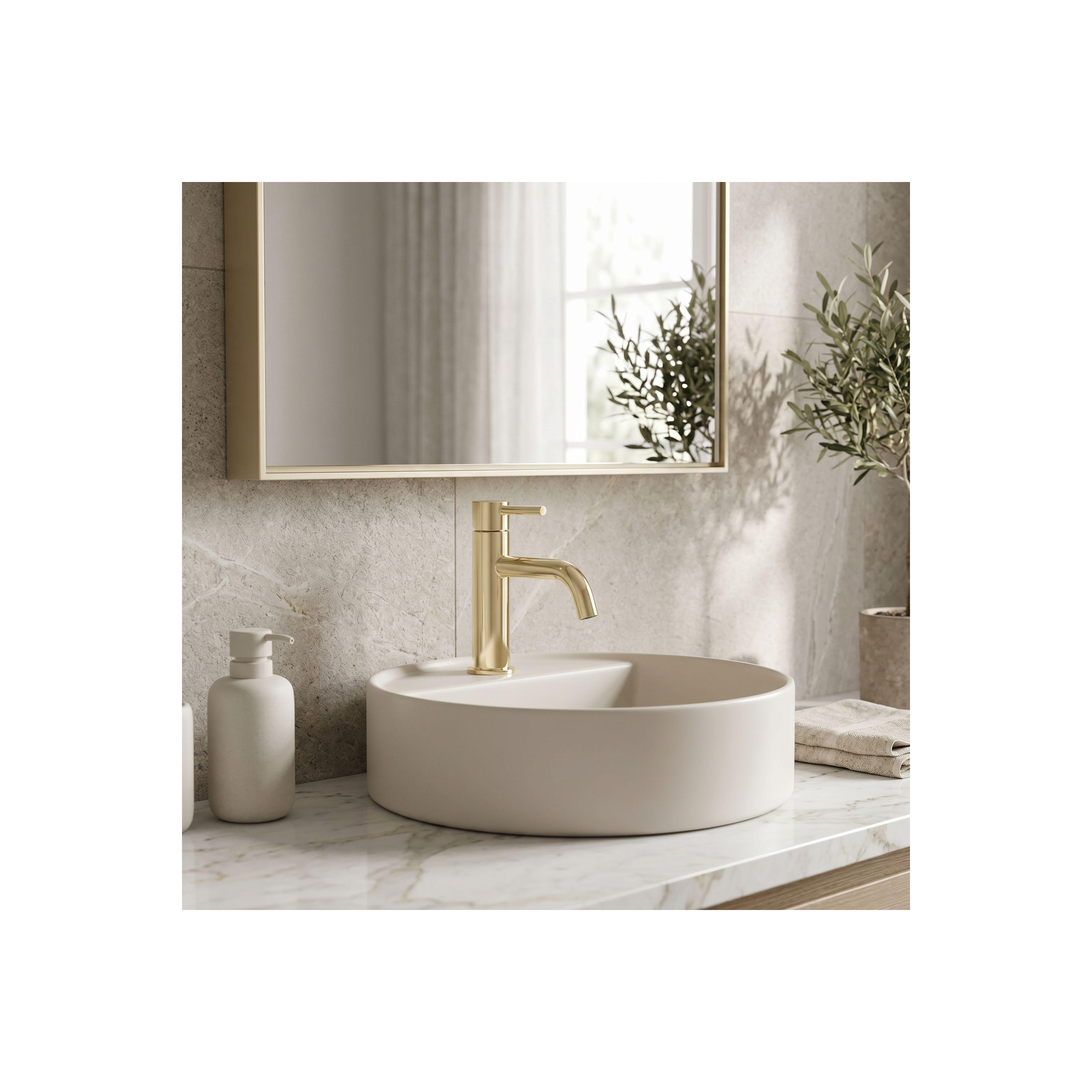 Robinet de lavabo Rea Lungo L.Gold Low