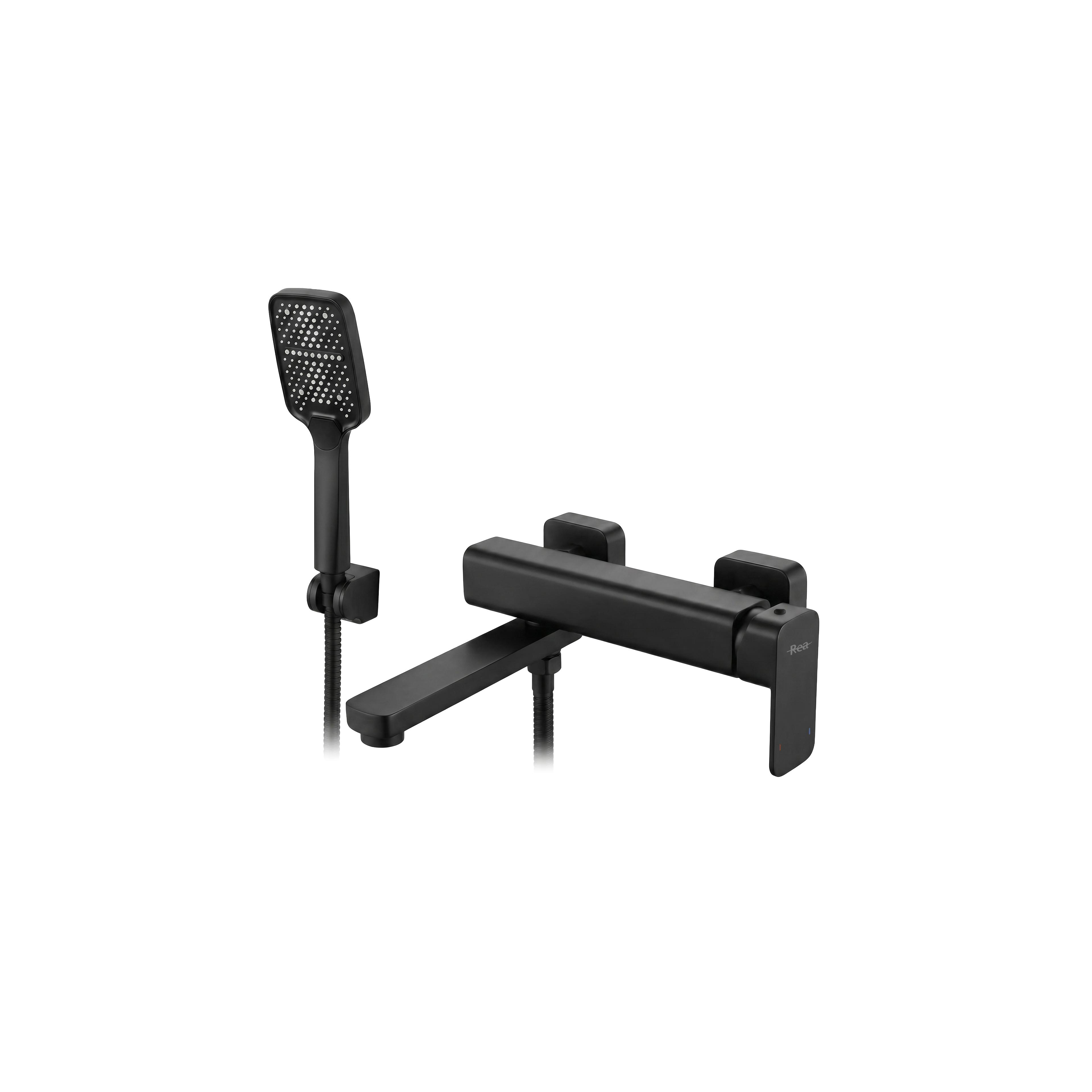 Смесител за вана Rea Arlo Black