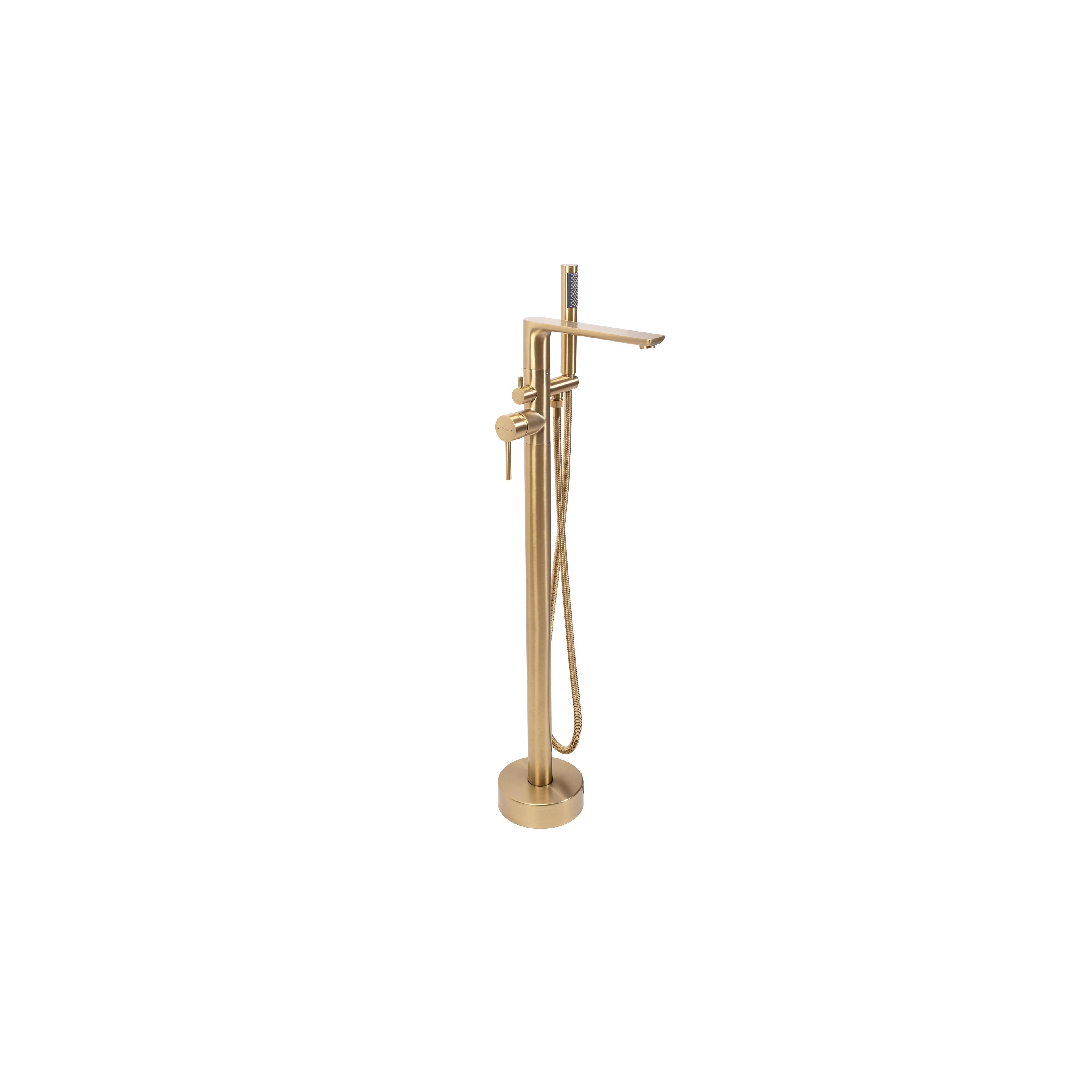 Βρύση μπανιέρας Rea Flores Brushed Gold