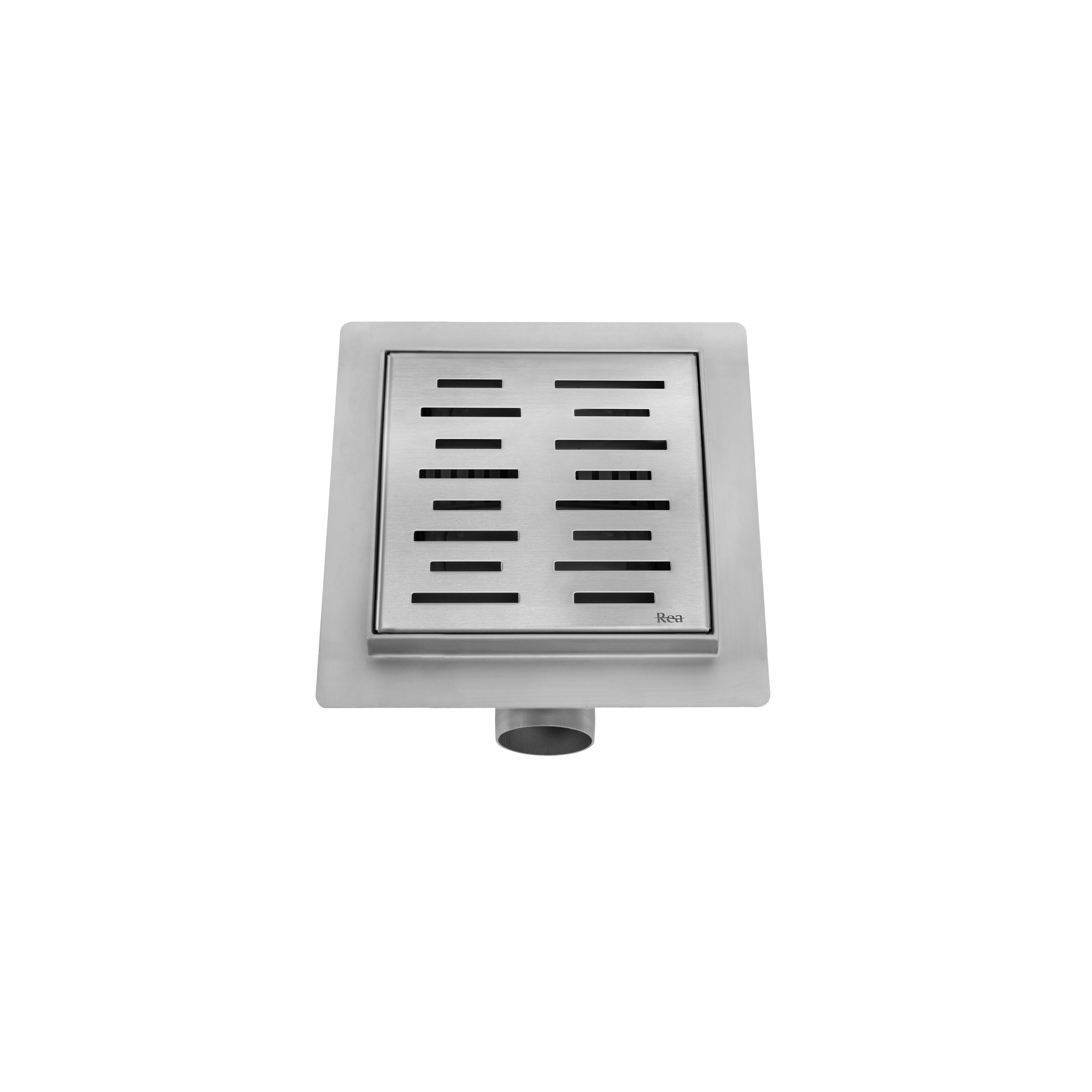 Odtokový žľab REA LINE 150x150 Nickel Brush