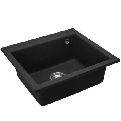 WEST XL gránit mosogató  black METALLIC