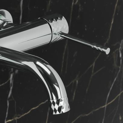 Rubinetto da vasca Rea Lungo Diamond Chrome