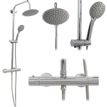 Duschgarnitur mit Thermostat CALANI DAYTON CHROME