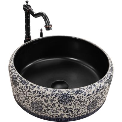 Lavabo sobre encimera REA Florisa Black Matt