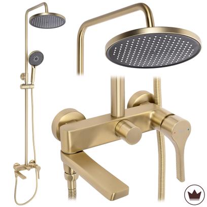 Shower set PREMIUM Rea Maxim Brush Gold