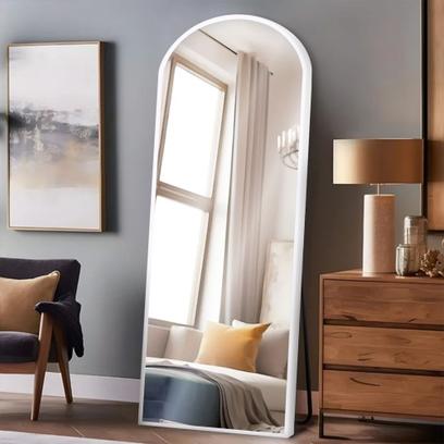 Fehér Fali/Álló Tükör 150 cm 109