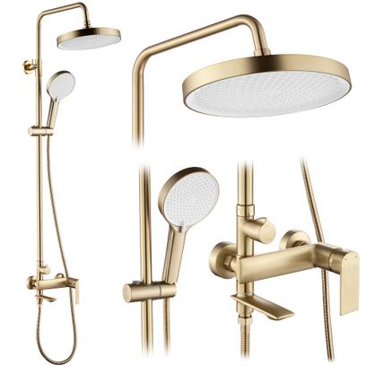 Duschgarnitur REA Veneta Brush Gold