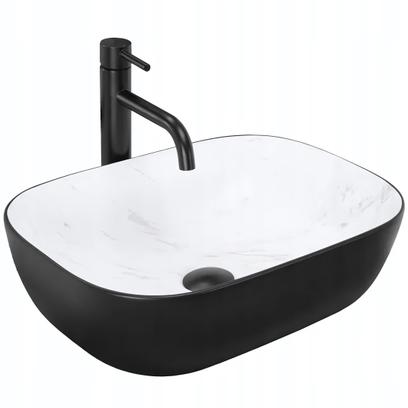 Lavabo sobre encimera Rea Belinda Black Calala mat