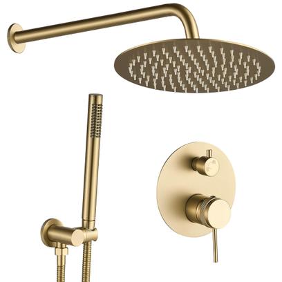Set de dus incastrat Rea Lungo Grip Gold Brush   + BOX