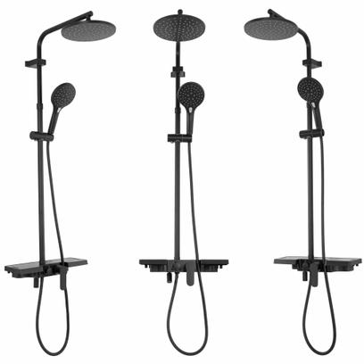 Duschset REA SANTOS Black