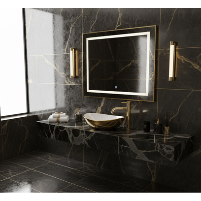 Countertop Basin Basaro Sofia Gold / White