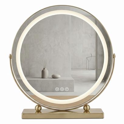 Oglindă LED MAKE-UP L.Gold 50 cm