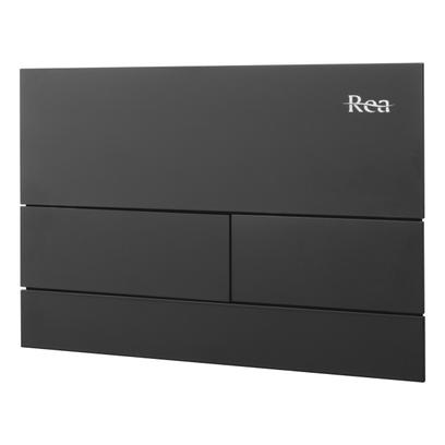 WC öblítő gomb K011A-Q Rea T Black Matt