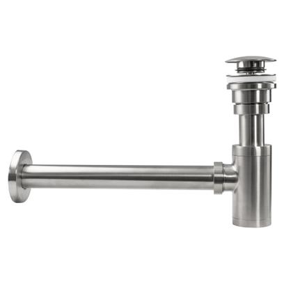 Szifon click-clack BRUSH NICKLE INOX