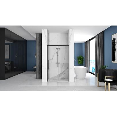 Puerta de ducha SOLAR BLACK MAT 120
