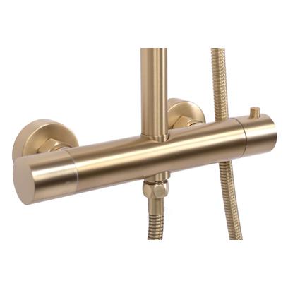 Coloana de dus cu termostat REA VINCENT Gold Brush