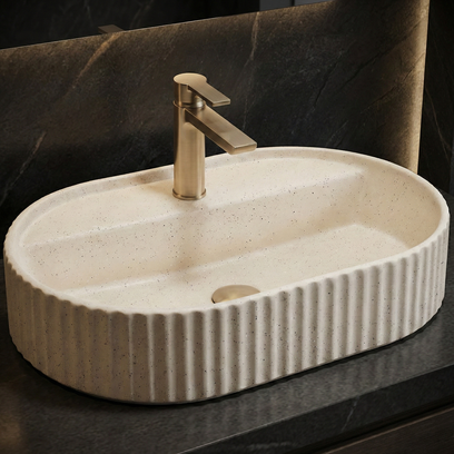 Kriauklė stalviršio Rea Marcela 60 Vanilla