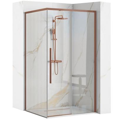 Cabina doccia SOLAR Copper Brush 90x90