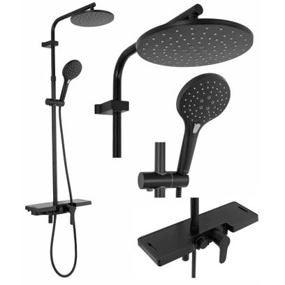 Duschset REA SANTOS Black