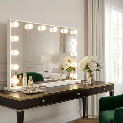 LED seinapeegel HOLLYWOOD White 80x60