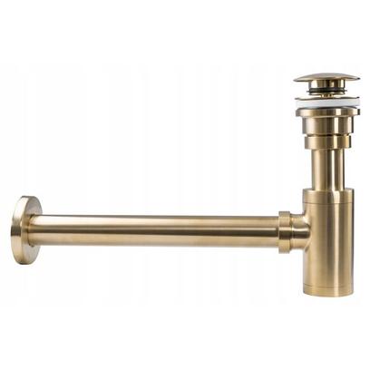 Sifon pentru lavoar Rea cu Dop klik-klak Gold MAT