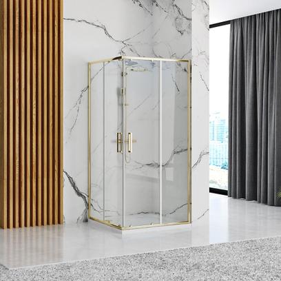 Zuhanykabin Rea Punto 80x80 Gold
