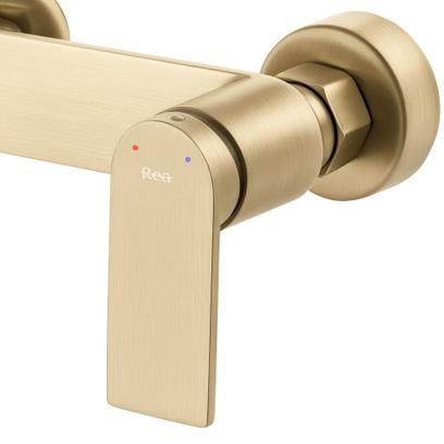 Fürdőkád csaptelep REA STORM Brush Gold