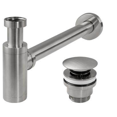 Szifon click-clack BRUSH NICKLE INOX