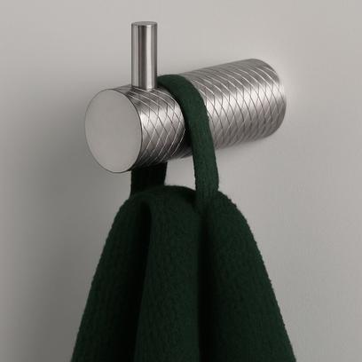 Cabide de banheiro com braço único 9706 Prism Brush Nickle