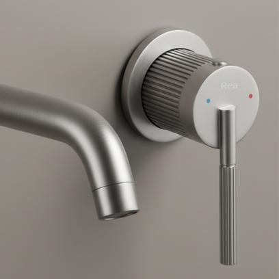 Rubinetto da parete Rea Argon Nickel Brush + BOX