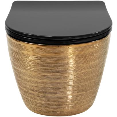 Vas WC Carlo Flat Brush Gold