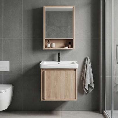 Set mobilier de baie cu lavoar Gama T25023 BXM 50CM