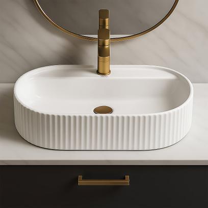 Lavabo sobre encimera Rea Marcela 60