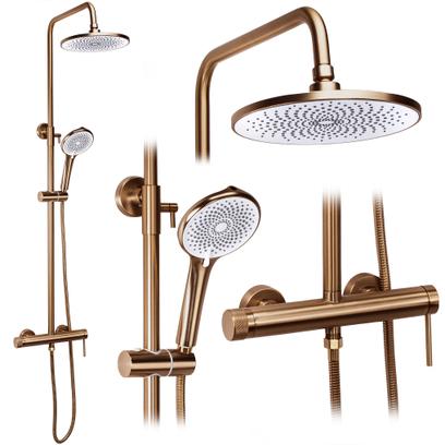 Duschgarnitur Rea Foss Clif Brush Copper