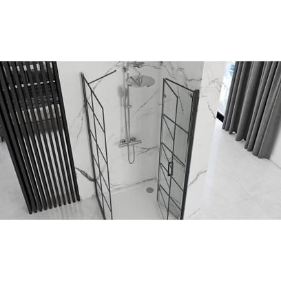 Kabina prysznicowa Rea Molier Black 90x90