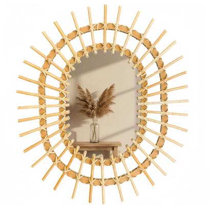 Boho fali tükör 57CM QDJ5749