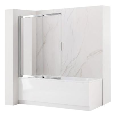 Paravento vasca scorrevole REA Dario Chrome 100