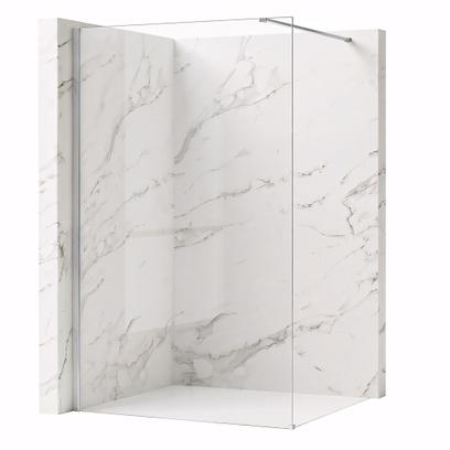 Zuhanyfal Rea Flexi Transparent / Chrome 70