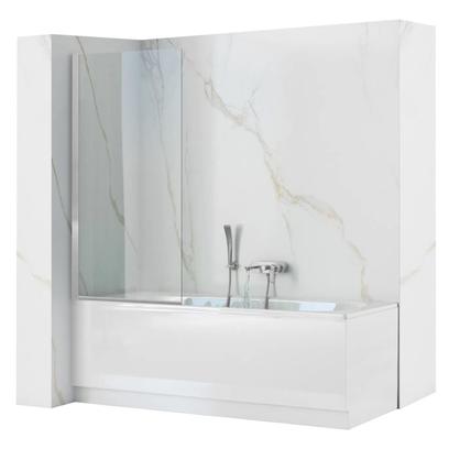 Fürdőkádparaván Rea Lagos Fix 80 cm Chrome